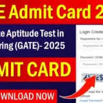 GATE 2025 Admit Card